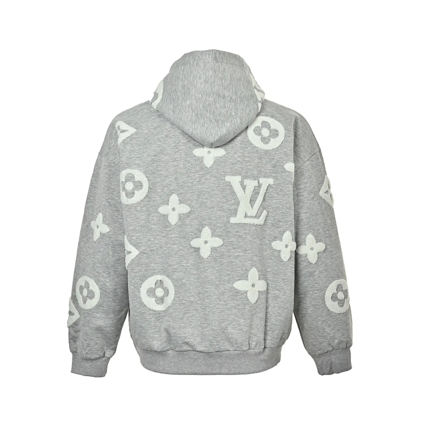 Louis Vuitton/Louis Vuitton towel logo zipper hooded sweatshirt jacket